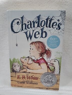 VINTAGE 1980 "CHARLOTTE'S WEB" 60TH ANNIVERSARY EDITION HARDCOVER BOOK